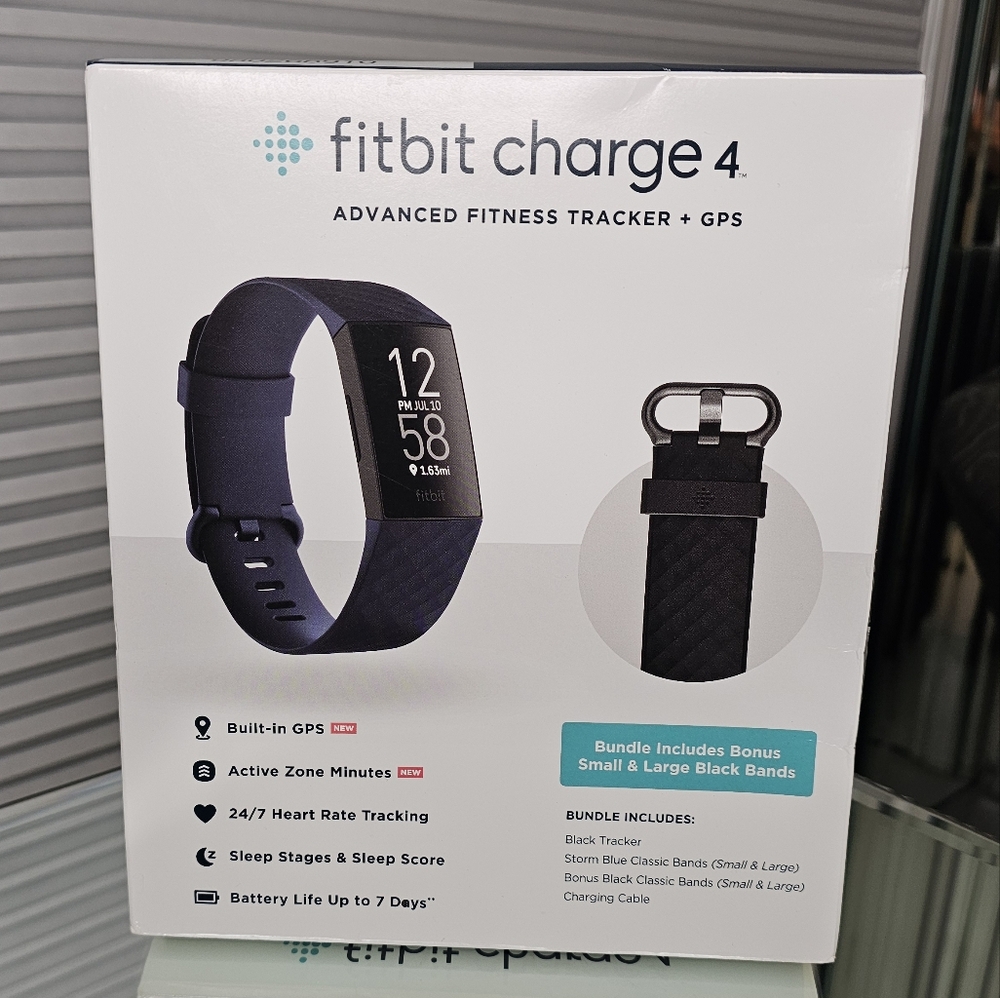 Fitbit charge 4 brand new unopened sealed plastic